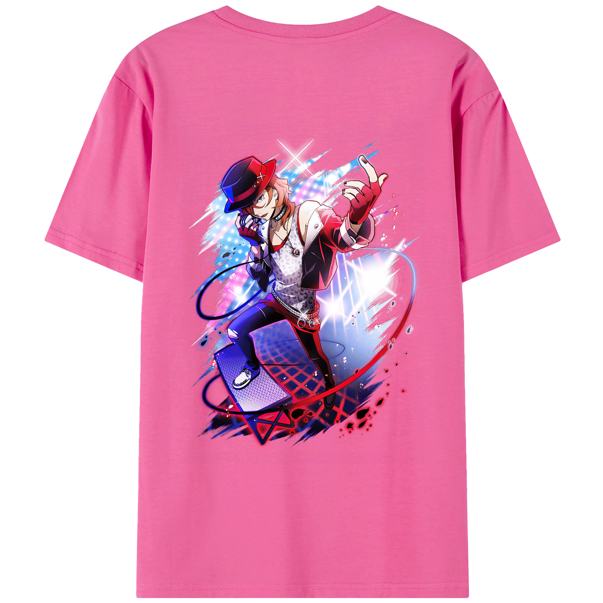 （画像用） 文豪ストレイドッグス Bungo Stray Dogs レディース半袖Tシャツ(バックプリント)